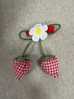 ⁦strawberry hair bow⁩ - الصورة ⁦2⁩